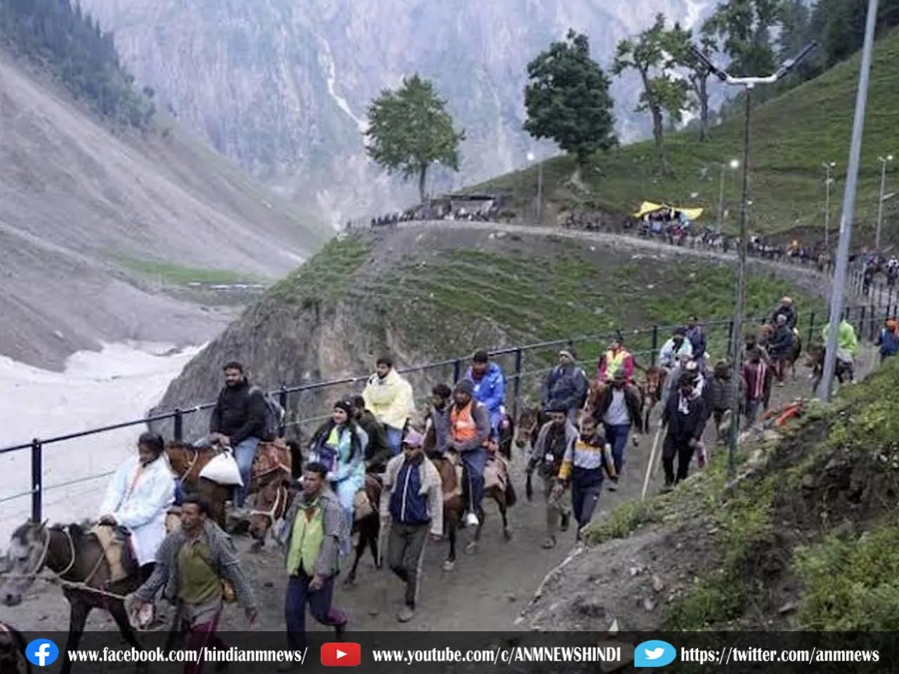 Amarnath Yatra : हजारों शिवभक्तों ने किए बाबा बर्फानी के दर्शन