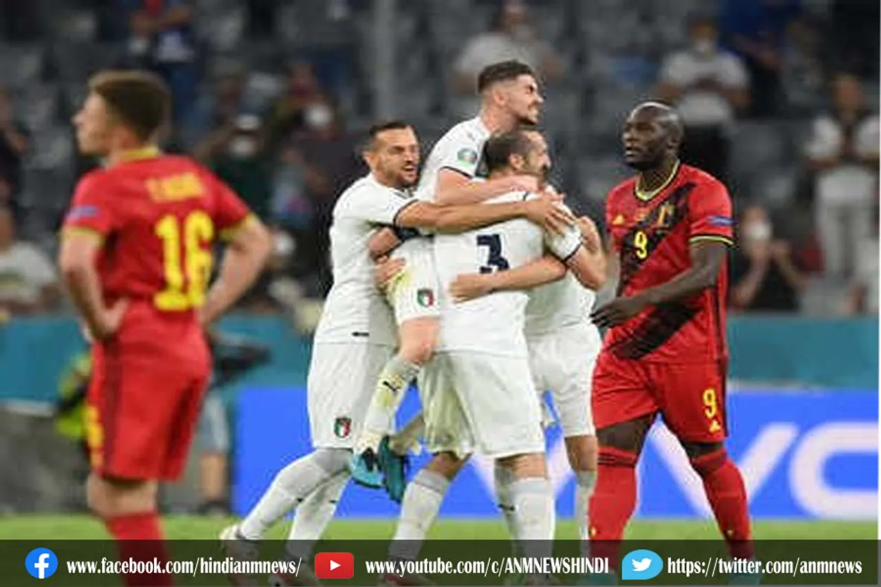 रोमांचक मुकाबले में इटली ने बेल्जियम को 2-1 से हराया