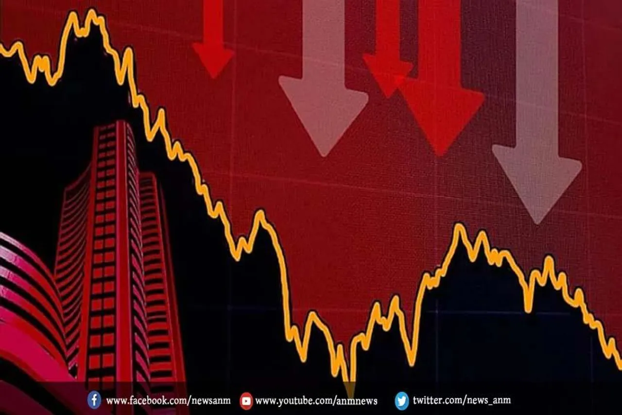 सेंसेक्‍स-निफ्टी में बड़ी गिरावट