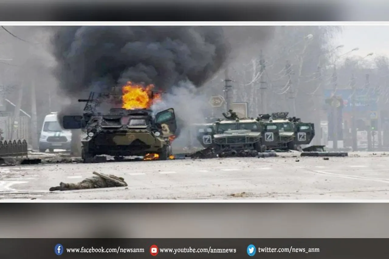 रूस ने यूक्रेन के सैन्य काफिले को किया तबाह