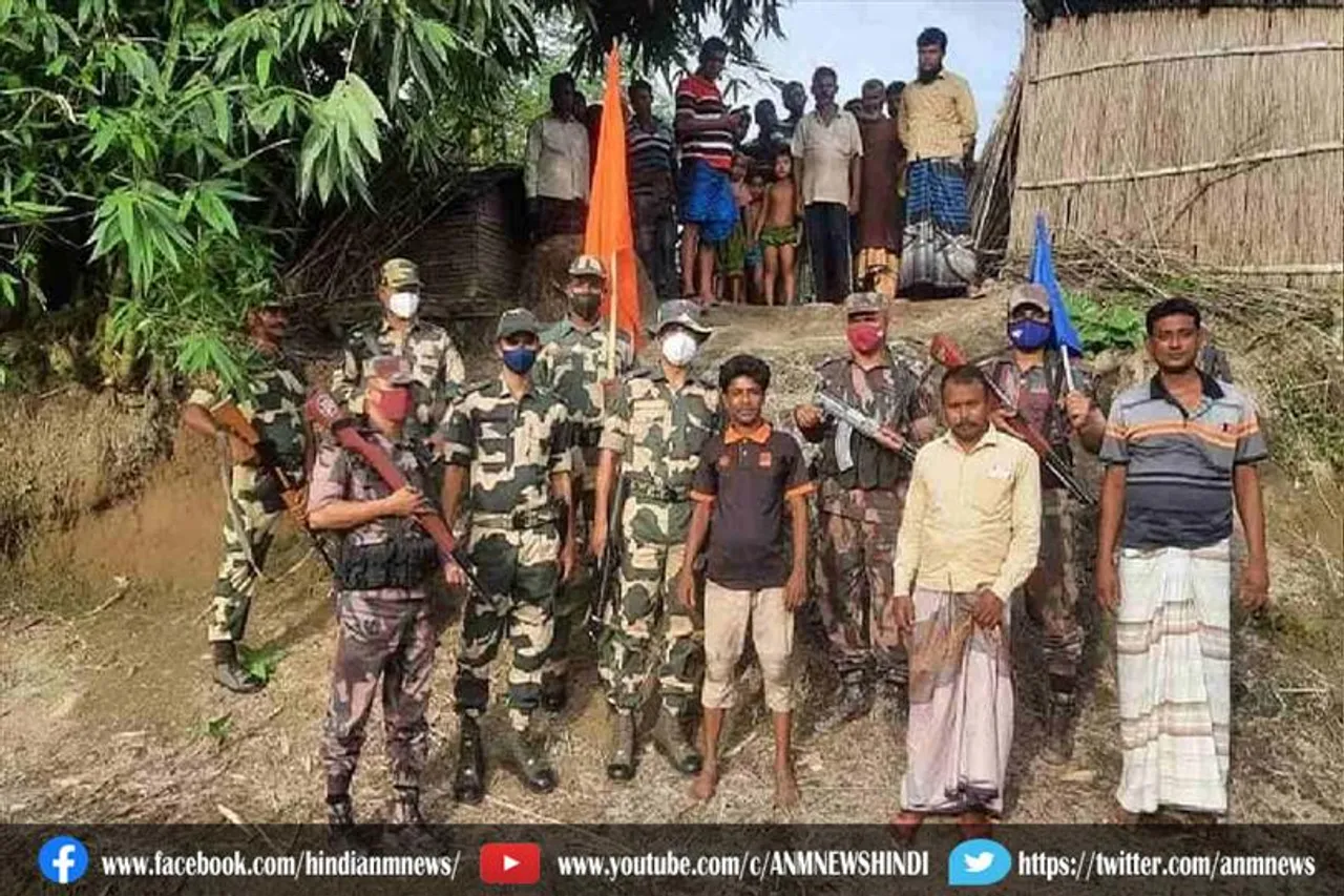 बंगाल: बांग्लादेशी युवक ने लांघी सीमा, BSF ने पकड़ा