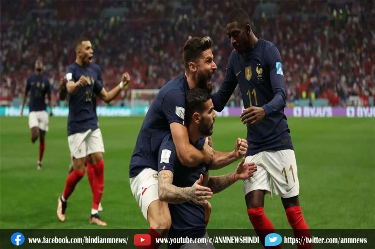 फ्रांस ने सेमीफाइनल में मोरक्को को हराया