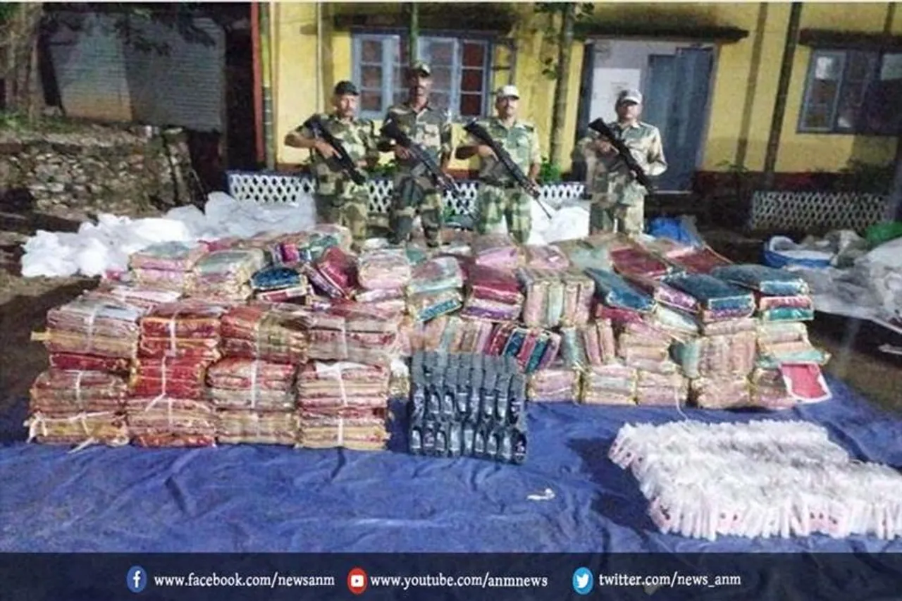 BSF ने इतने लाख के कॉस्मेटिक सामान व दवाइयां की जब्त