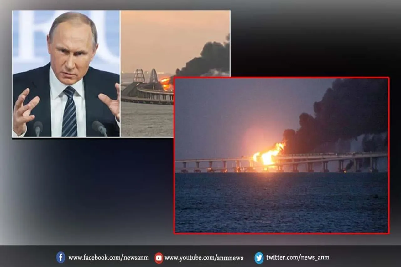 पुतिन ने रूस-क्रीमिया पुल धमाके के लिए यूक्रेन को ठहराया जिम्मेदार