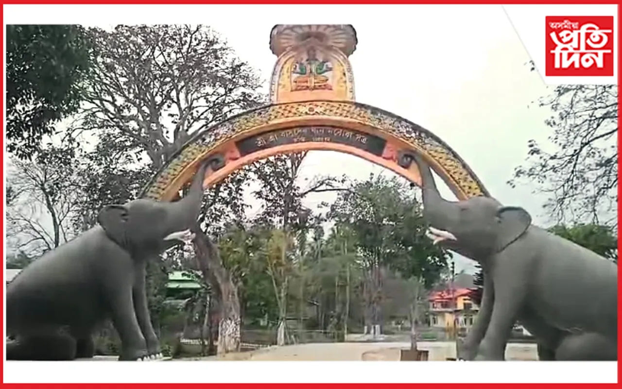 শ্ৰীশ্ৰী বাসুদেৱ থান নৰোৱা সত্ৰত দৌল উৎসৱৰ প্ৰস্তুতিশ্ৰীশ্ৰী বাসুদেৱ থান নৰোৱা সত্ৰত দৌল উৎসৱৰ প্ৰস্তুতি