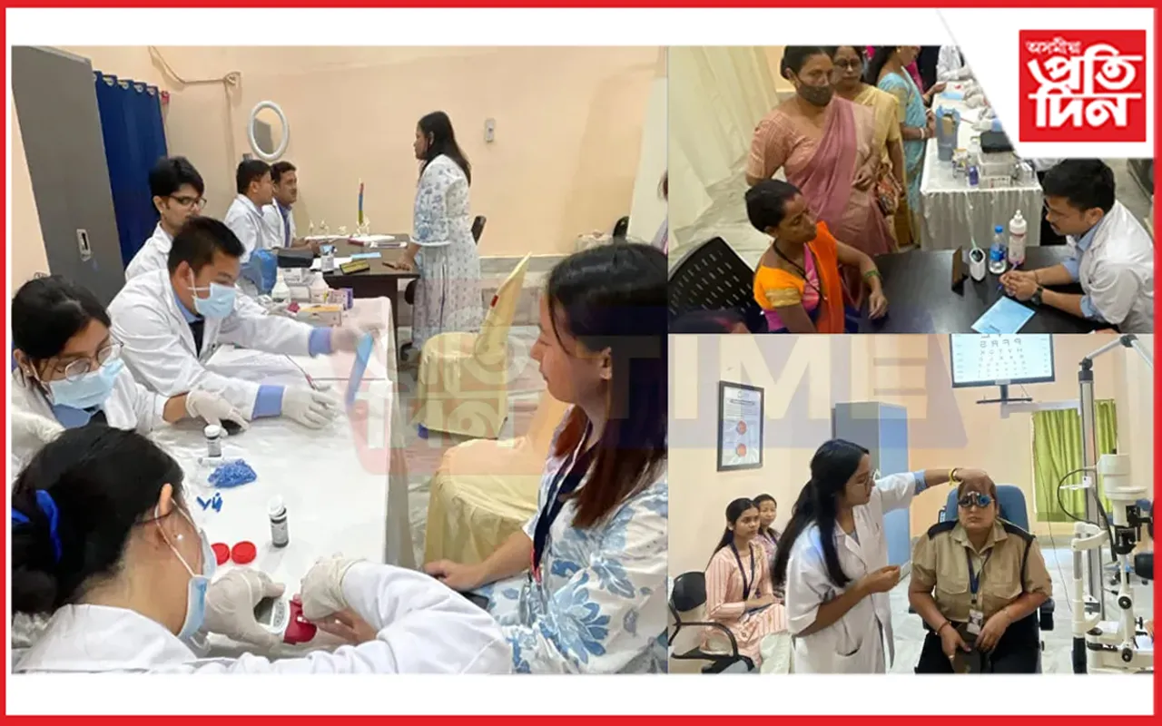 অসম ডাউন- টাউন বিশ্ববিদ্যালয়ত মহিলাৰ বাবে বিনামূলীয়া স্বাস্থ্য শিবিৰ