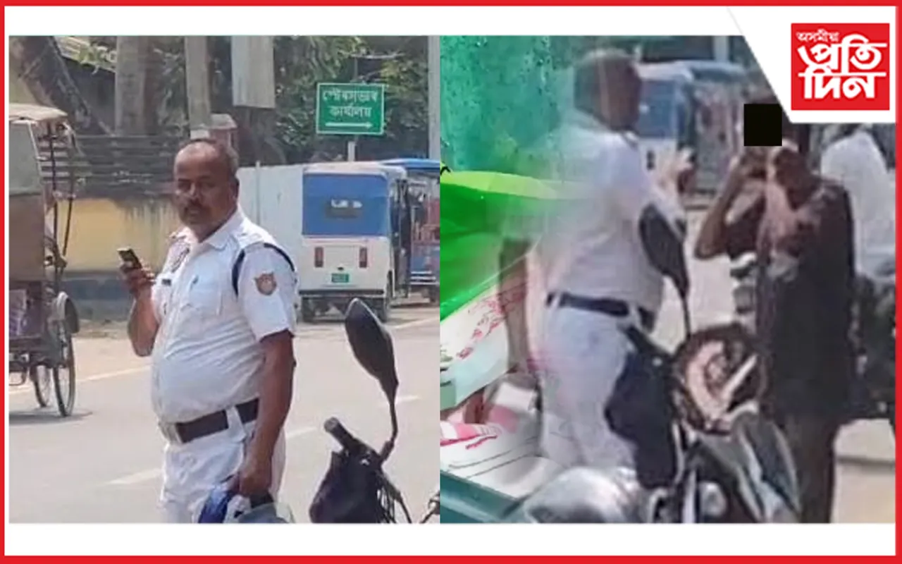 মৰিগাঁৱত যান- বাহন আৰক্ষী বিষয়াৰ কাণ্ড ...