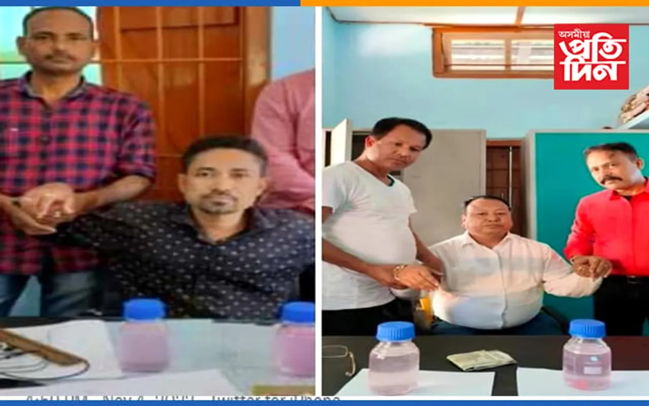 লখিমপুৰ জলসম্পদৰ ২কৰ্মচাৰী দুর্নীতি নিবাৰকৰ জালত... 