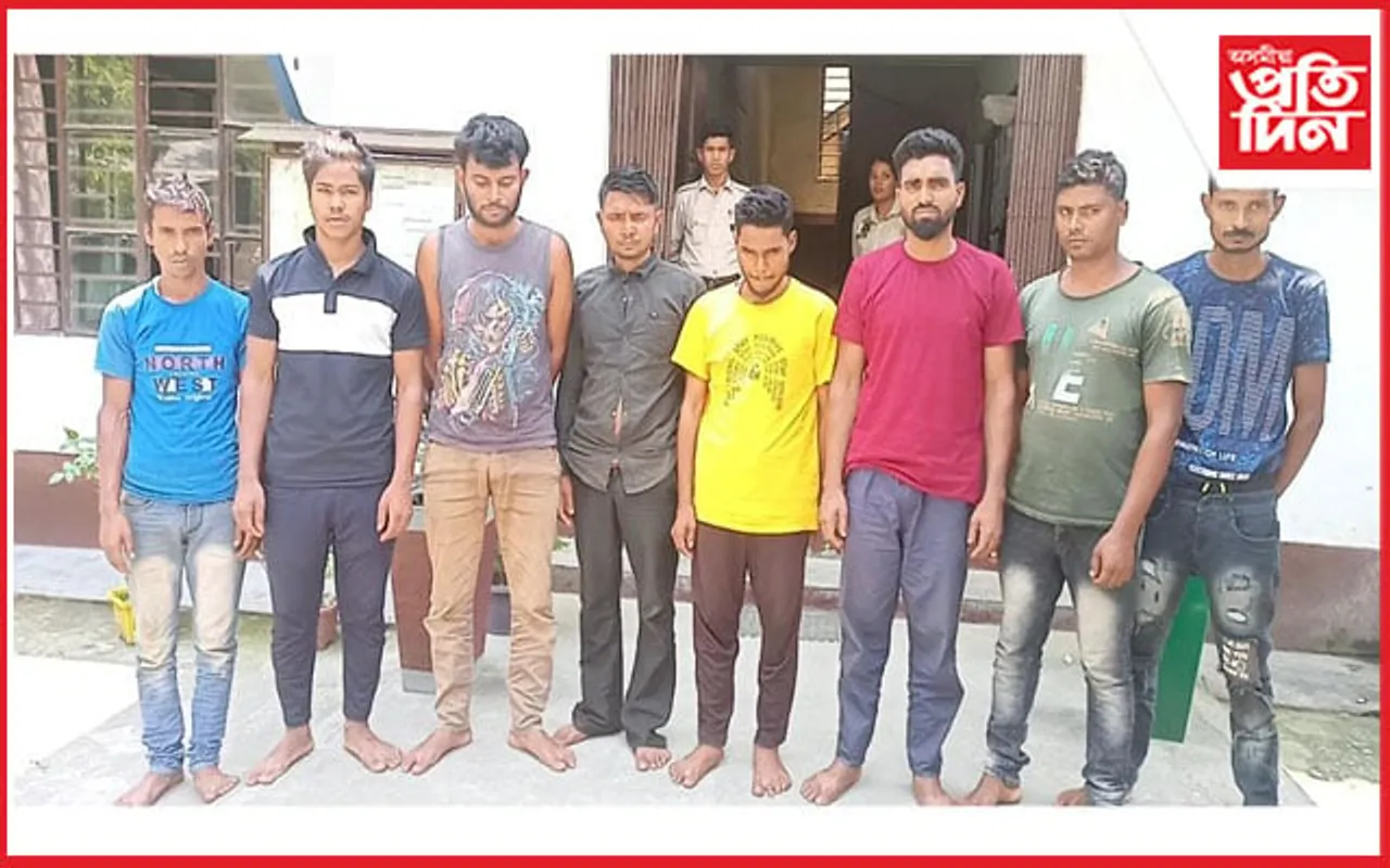 বিজনীত আৰক্ষীৰ জালত পৰিল ৮ জনীয়া ডকাইতৰ দল...