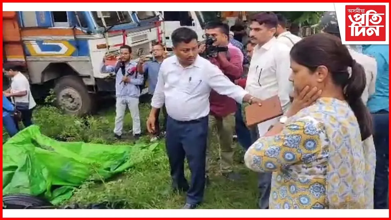কলিয়াবৰত জোনমণি ৰাভাৰ দুৰ্ঘটনাস্থলী পৰিদৰ্শন চি বি আইৰ...