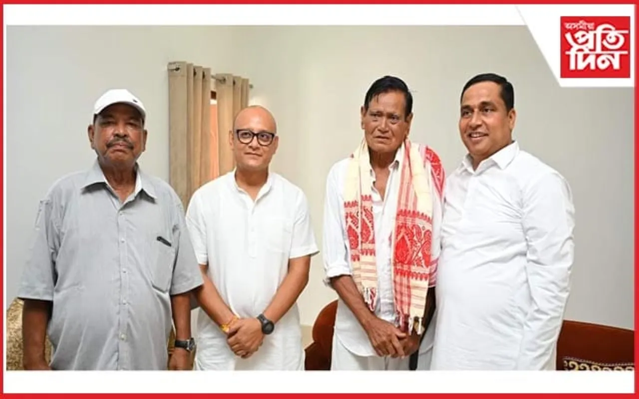 অর্জুন ভোগেশ্বৰ বৰুৱাৰ বাসগৃহত মন্ত্ৰী জয়ন্ত মল্লবৰুৱা