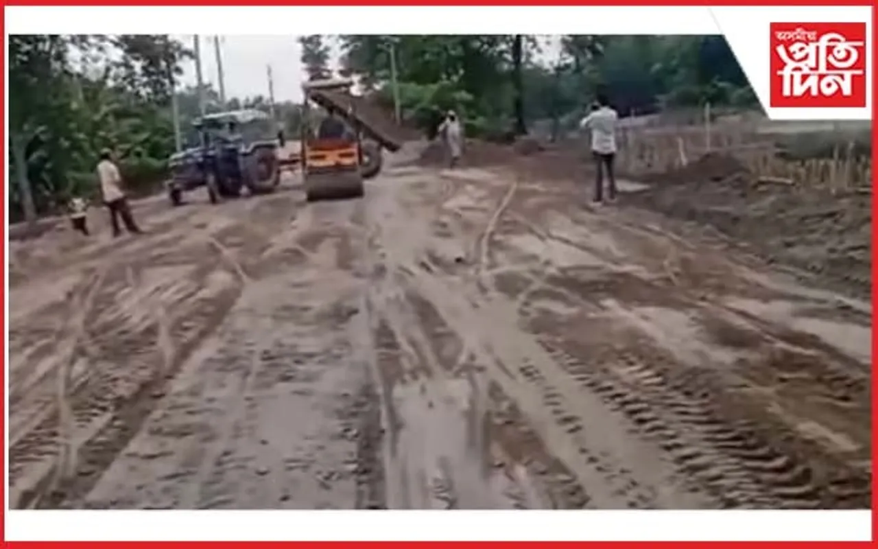 নতুন প্ৰযুক্তিৰ দ্বাৰা ২০ দিনতে সম্পূৰ্ণ ভগ্ন  মথাউৰি নিৰ্মাণৰ কাম