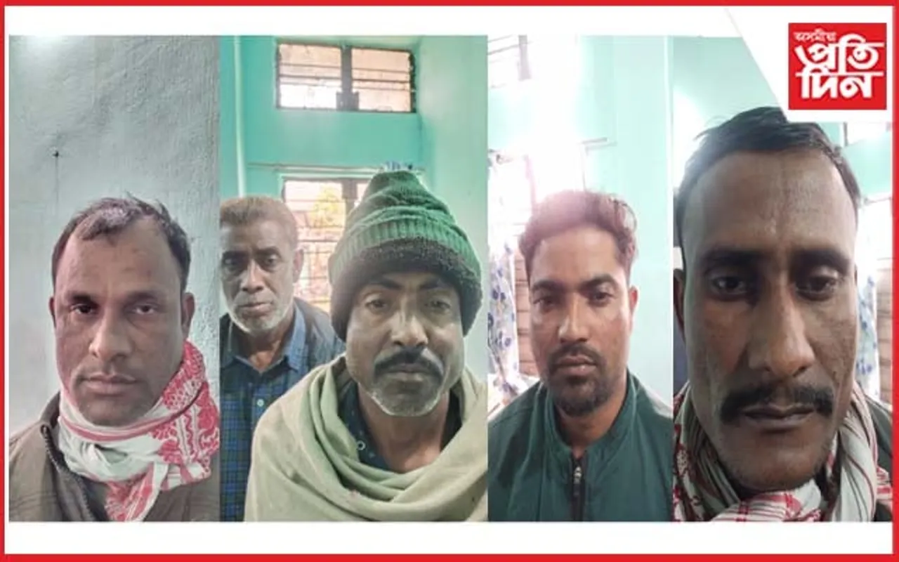 মৰিগাঁৱত আৰক্ষীৰ জালত ৬টা  সুদখোৰ
