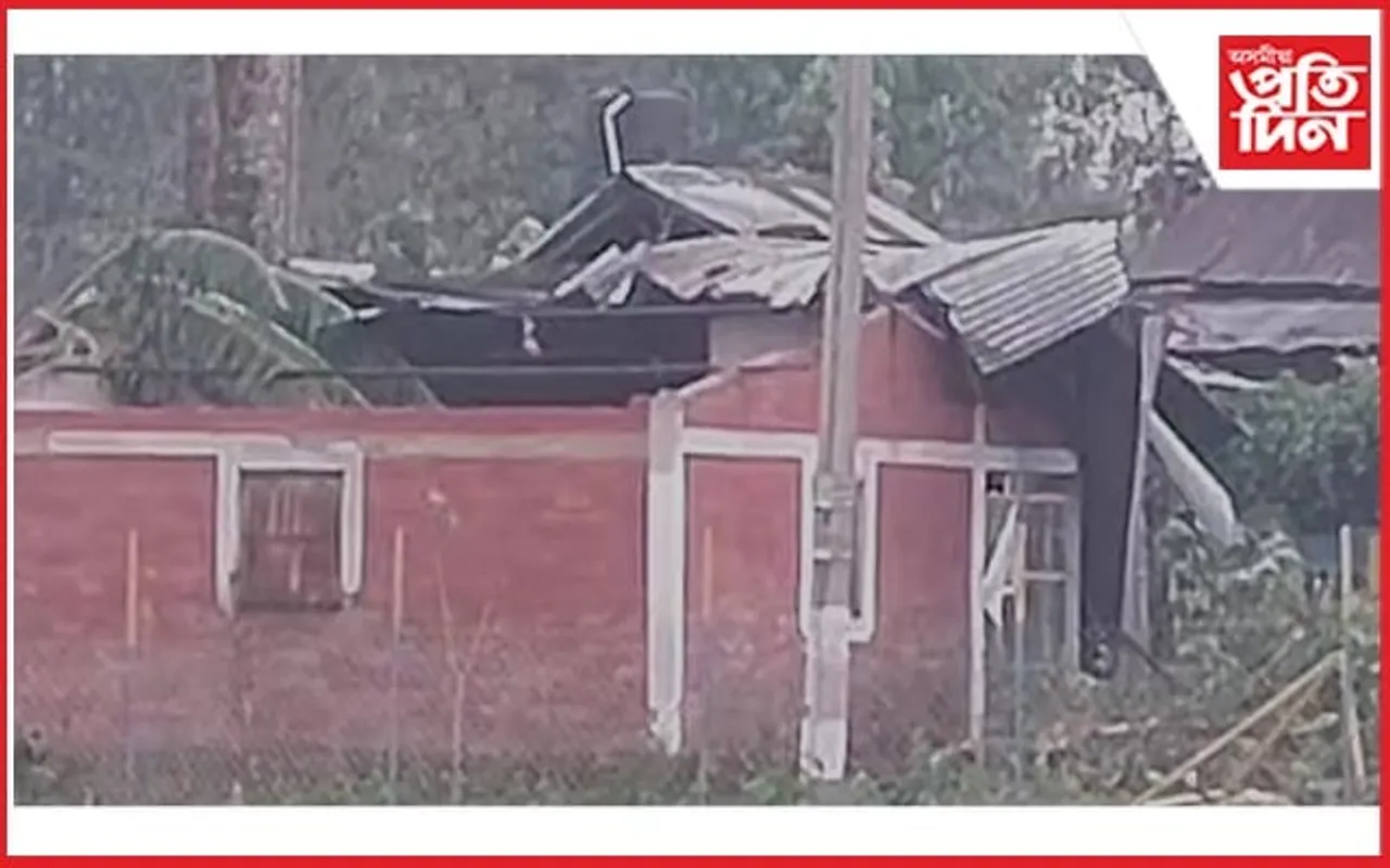 চৰাইদেউৰ বিভিন্ন স্থানত ধুমুহাৰ তাণ্ডৱ : এগৰাকী নিহত