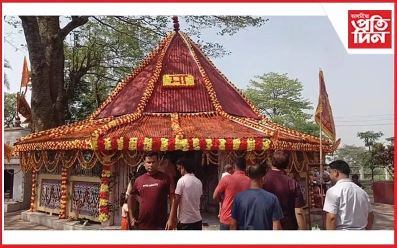 মানকাচৰৰ কামাখ্যা মন্দিৰত মহা নৱৰাত্ৰিৰ পূজা-অৰ্চনা