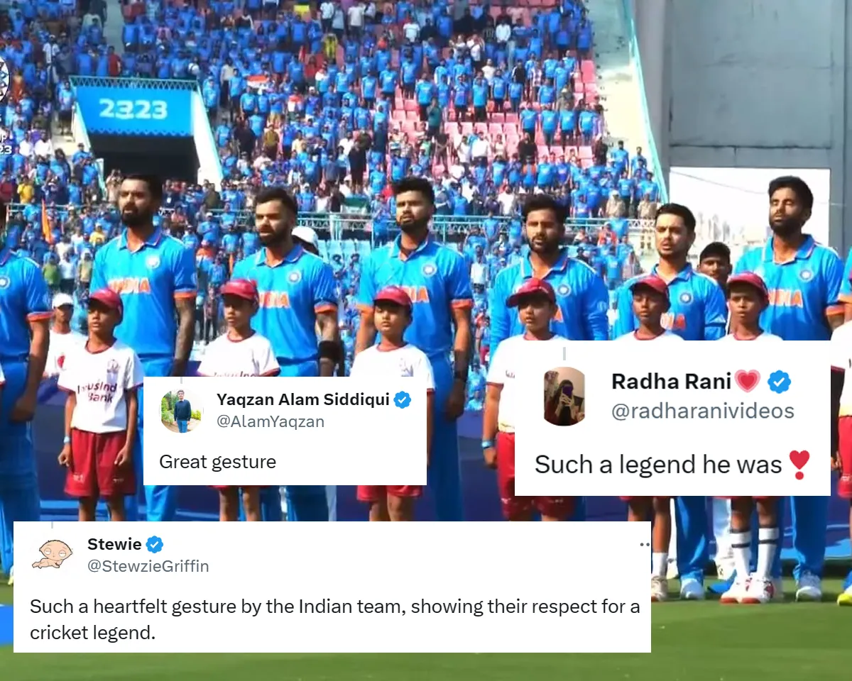 ‘Such a legend he was’ – Fans react as Indian players give tribute to Bishan Singh Bedi during England clash in ODI World Cup 2023