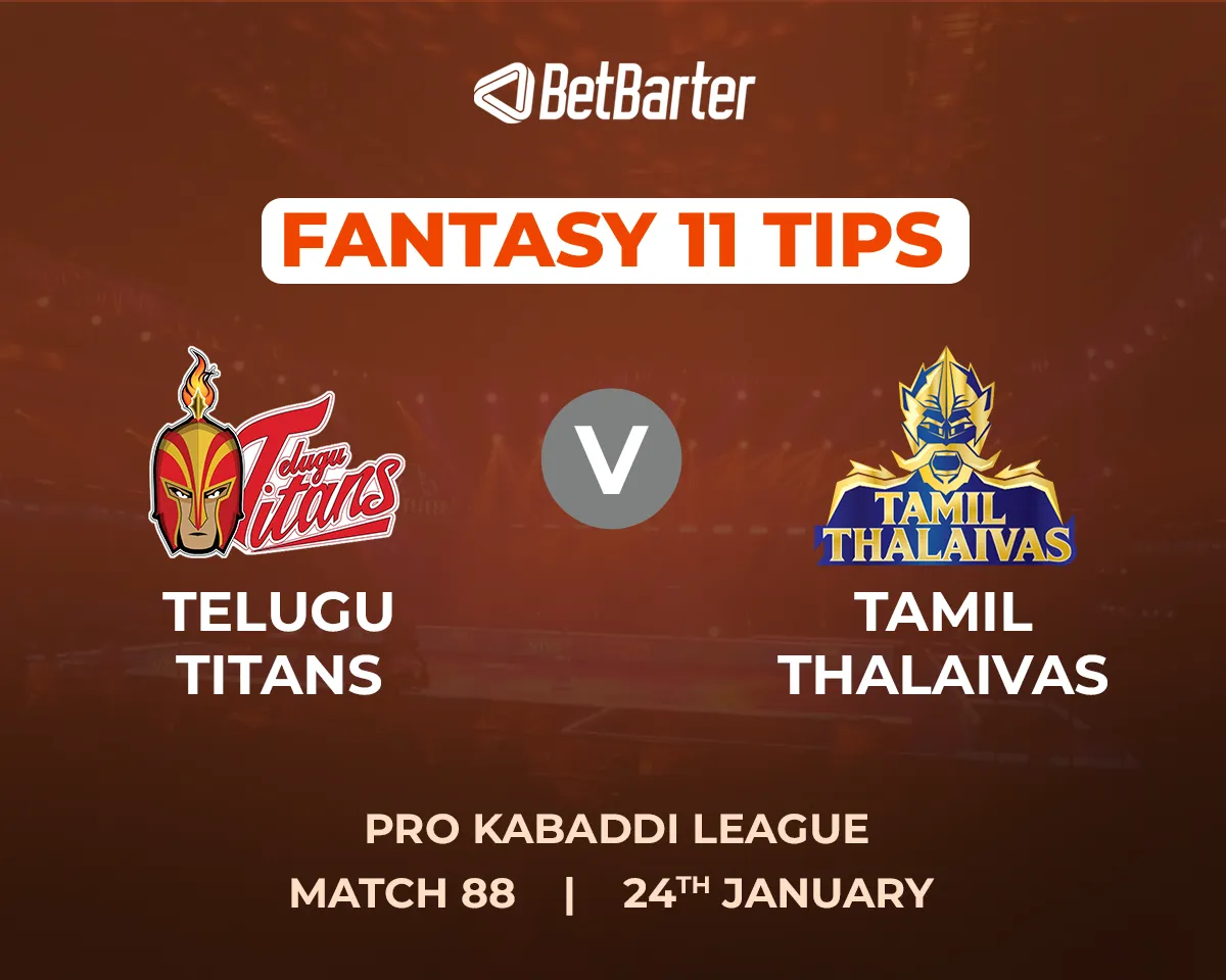 TEL vs TAM Dream11 Prediction, Fantasy Kabaddi Tips, Playing 7 & Injury Updates For Match 88 of PKL 2023-24