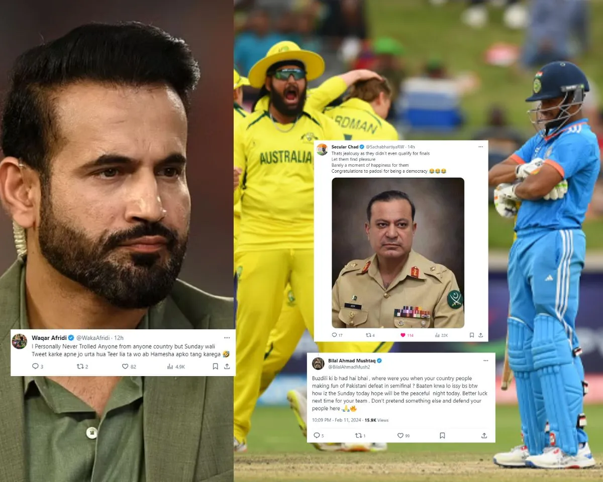 'Hame hamare haar par mock karne wala' - Fans react as Irfan Pathan slams Pakistan fans for mocking India U19 loss in final against Australia