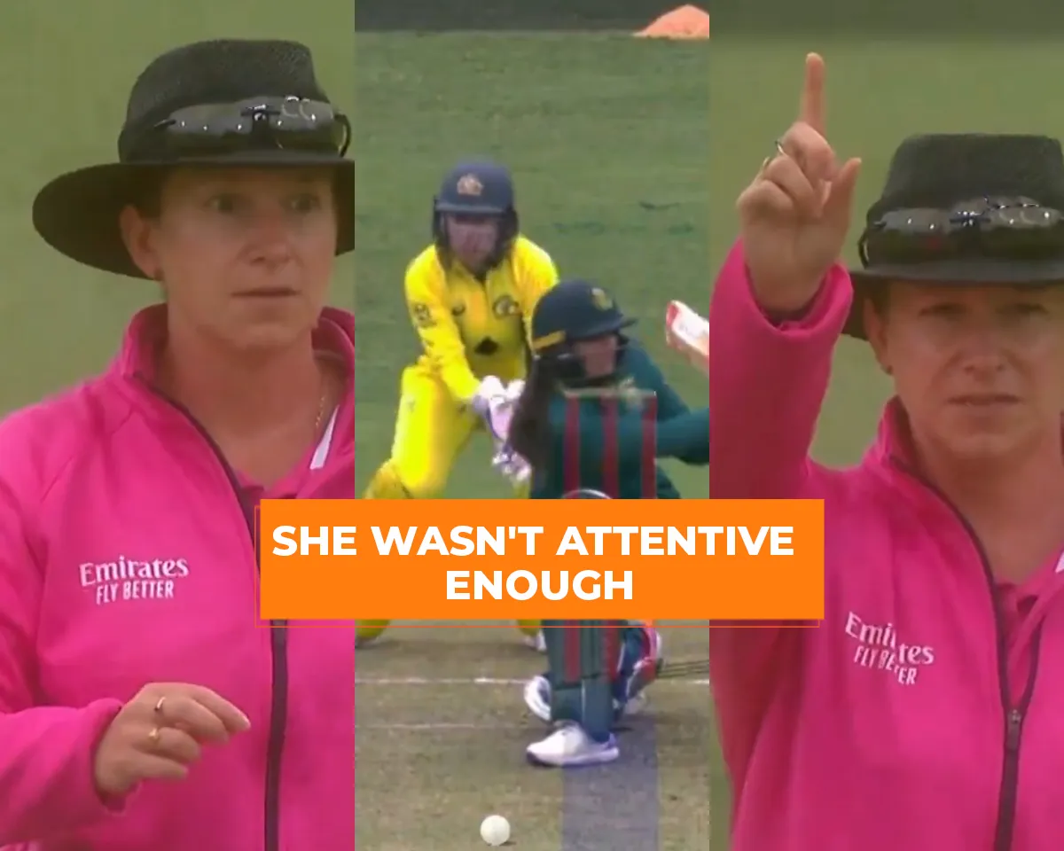 On Field Umpire gets it wrond South Africa vs Australia Women's ODI