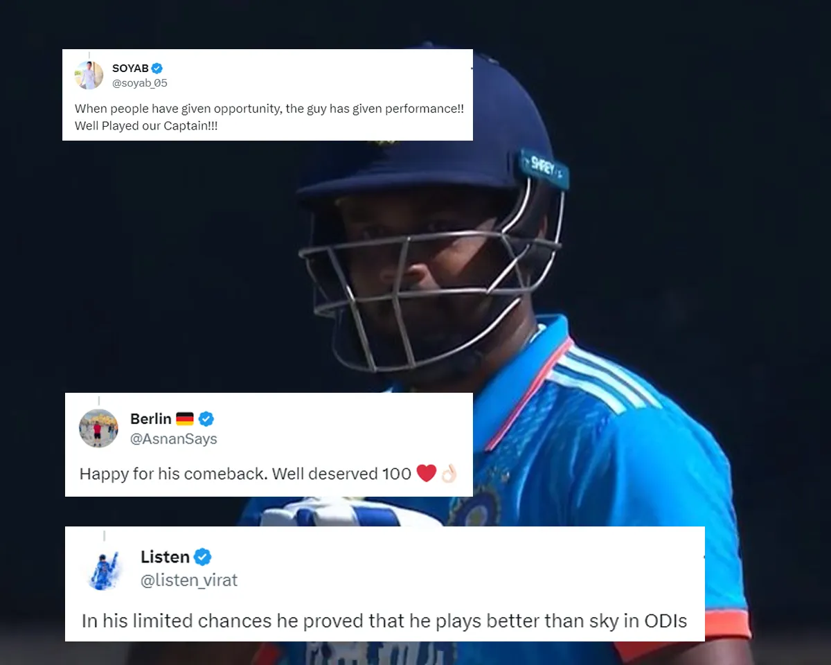 'Kaas ise WC khilate' - Fans react as Sanju Samson shines in 3rd ODI with maiden century against South Africa