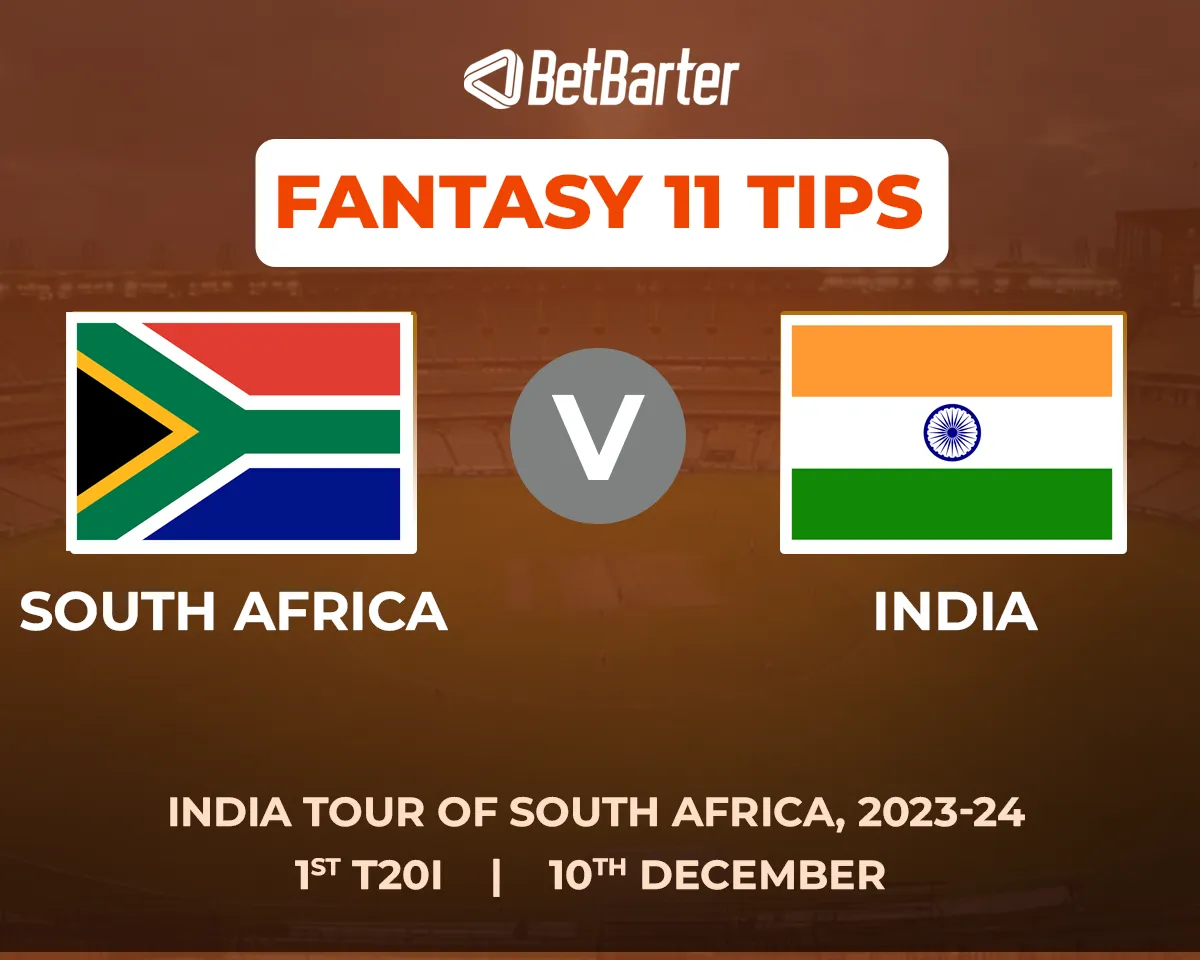 SA vs IND Dream11 Prediction, Fantasy Cricket Tips, Today's Playing 11 and Pitch Report for India tour of South Africa, 1st T20I