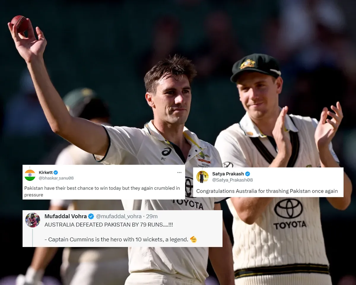 'Ise kehte hai khud ke pair pe kulhadi marna' - Fans react as Australia thrashes Pakistan by 79 runs in 2nd Test at MCG
