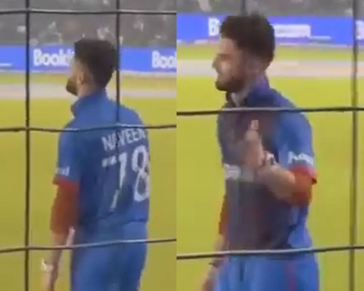 WATCH: Delhi crowd chanting Naveen-ul-Haq's name during AFG vs ENG ODI World Cup 2023 clash