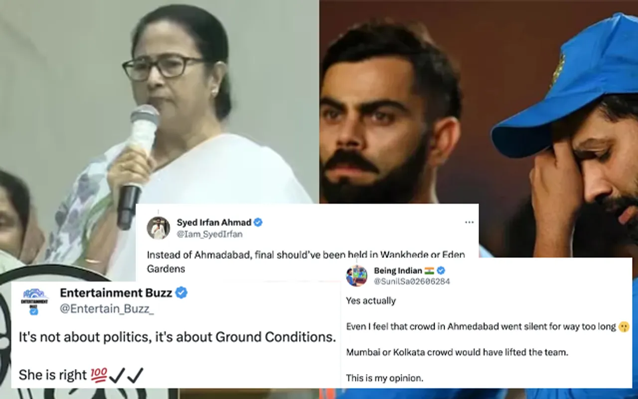 'It's about Ground Conditions not politics, she is right' - Fans react to Mamata Banerjee's "India could've won World Cup final if it would've been played in Kolkata' statement