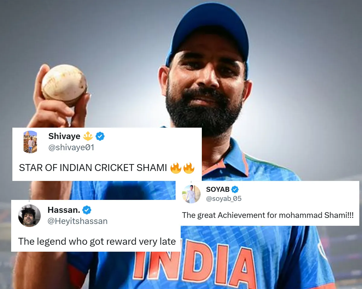 'The legend who got reward very late' - Fans react as Mohammed Shami gets selected for Arjuna Award 2023