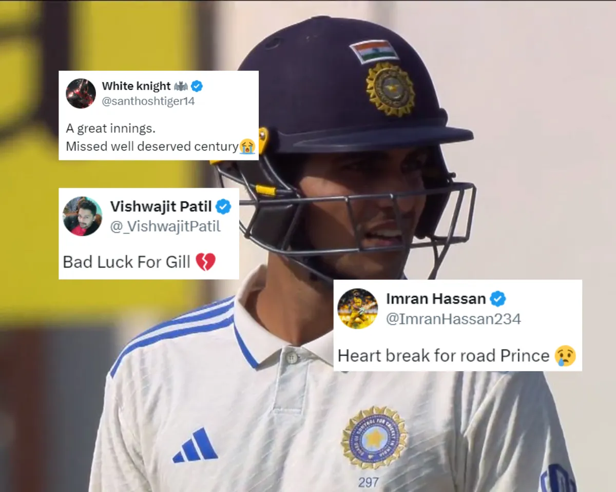 'Kuch 91 century se better hote hain' - Fans react to Shubman Gill's tragic dismissal on 4th day of third Test against England