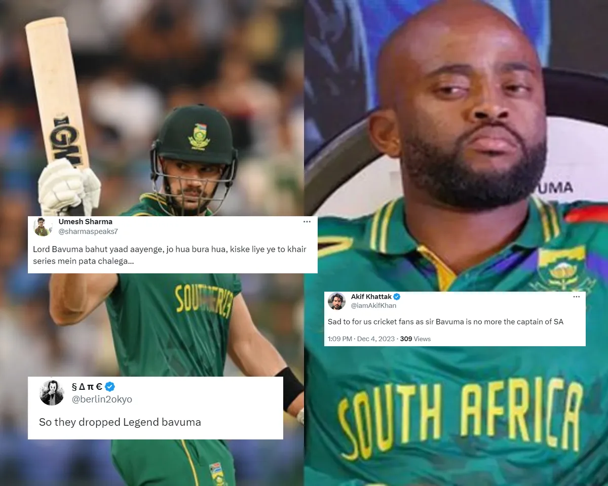 'Lord Bavuma bahut yaad aayenge' - Fans react as Temba Bavuma removed as captain for South Africa's white-ball series against India