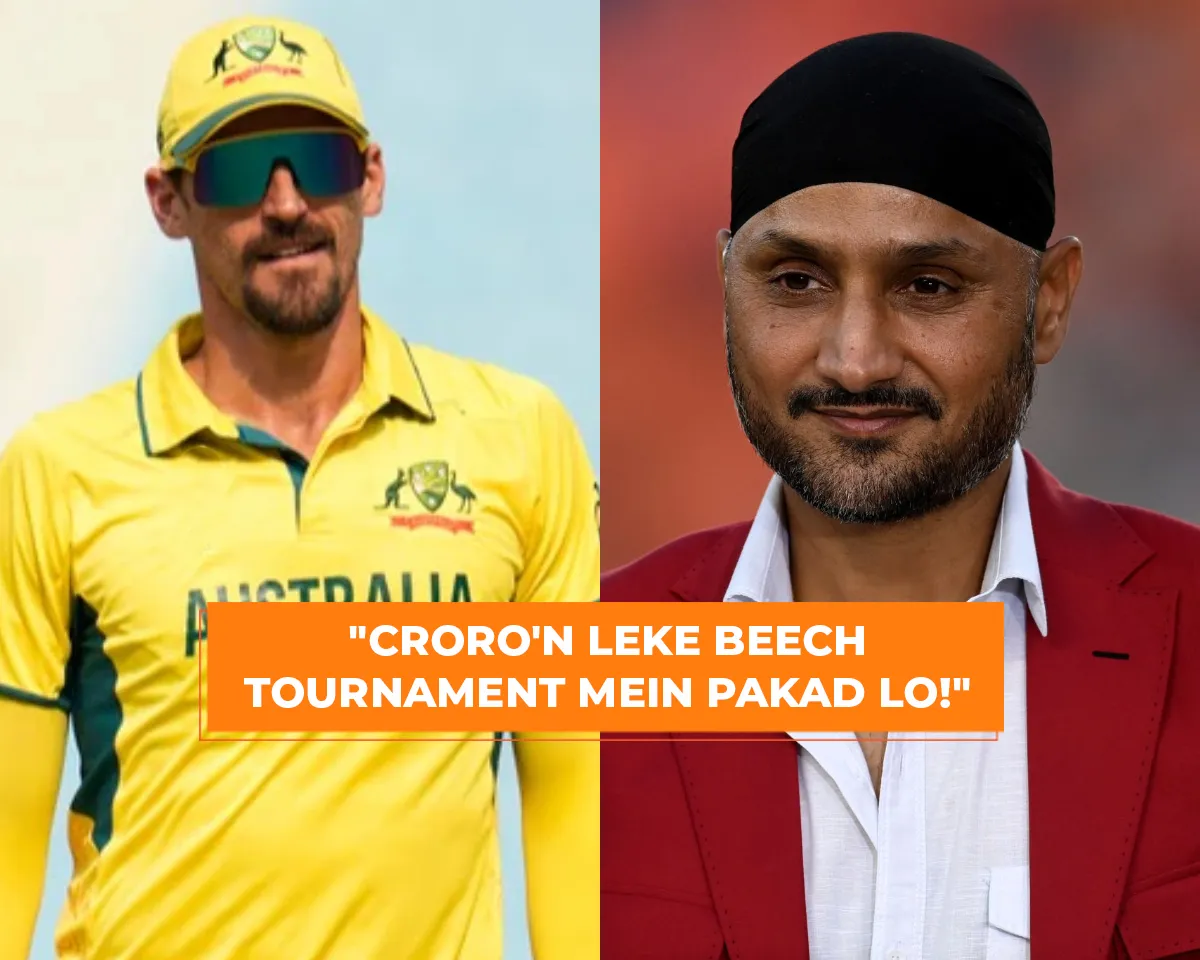 'India ke paise kha ke World Cup mein unhi ko harao aur...' - Harbhajan Singh posts hilarious video featuring Mitchell Starc on Instagram, video goes viral