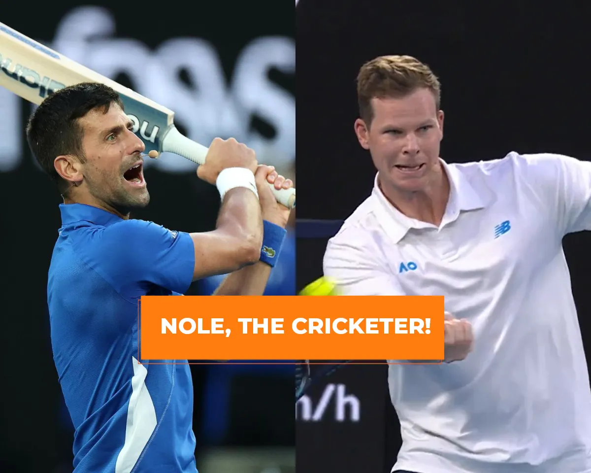 Novak Djokovic and Steve Smith (File Photo: X) 