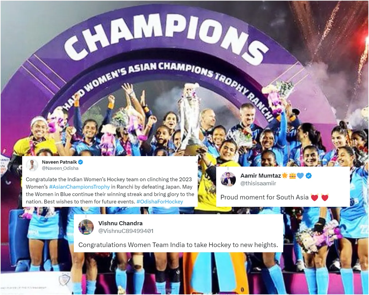 'India ka domination chha raha hai' - Fans react as India beat Japan by 4-0 to win Women's Hockey Asian Champions Trophy