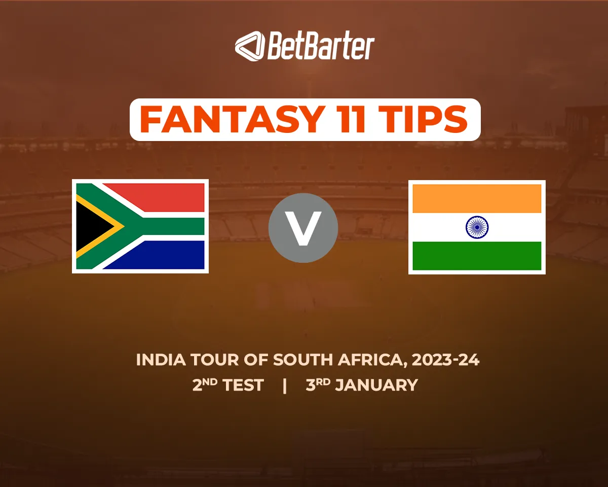 SA vs IND Dream11 Prediction, Fantasy Cricket Tips, Today's Playing 11 and Pitch Report for India tour of South Africa, 2nd Test