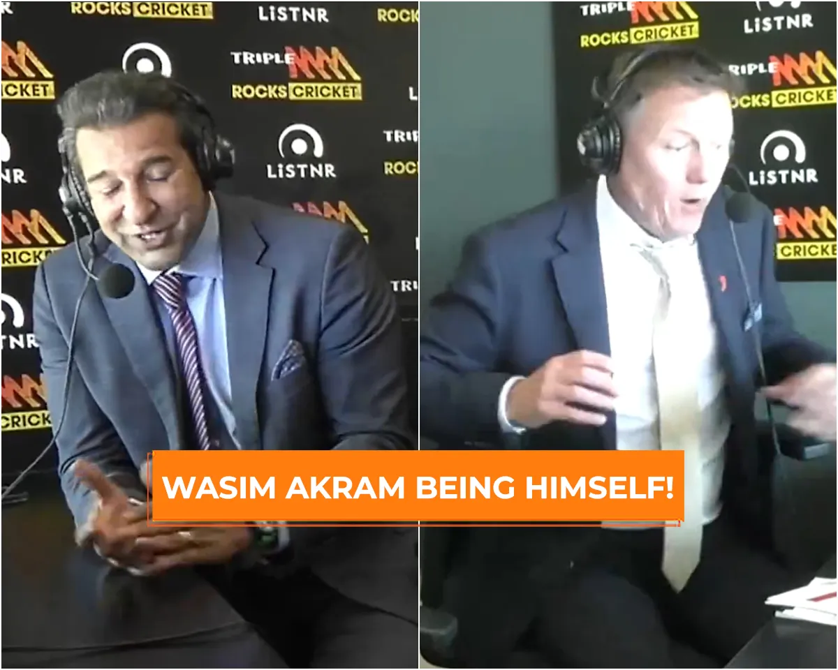 'Another name you guys mess up as well’ - Aussie commentators brutally trolled by Wasim Akram's hilarious humour
