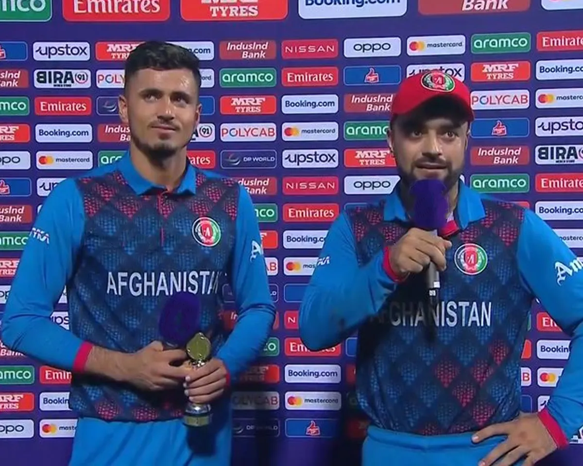 'Such a heartwarming gesture!' - Fans react as Mujeeb Ur Rahman dedicates his Player of the Match award to Afghanistan people suffering from earthquake