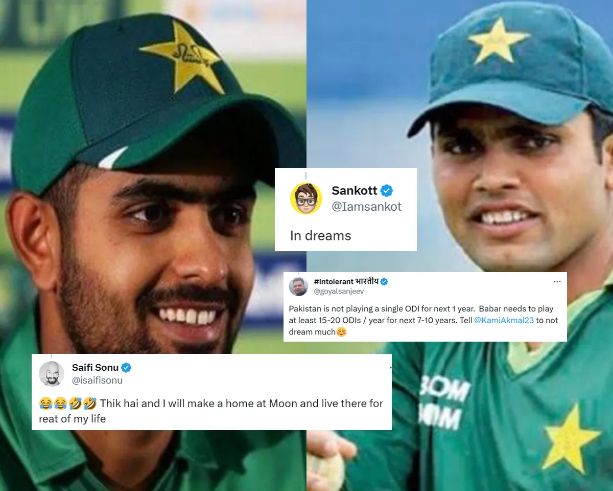 Babar Azam-Kamran Akmal (Source: Twitter)