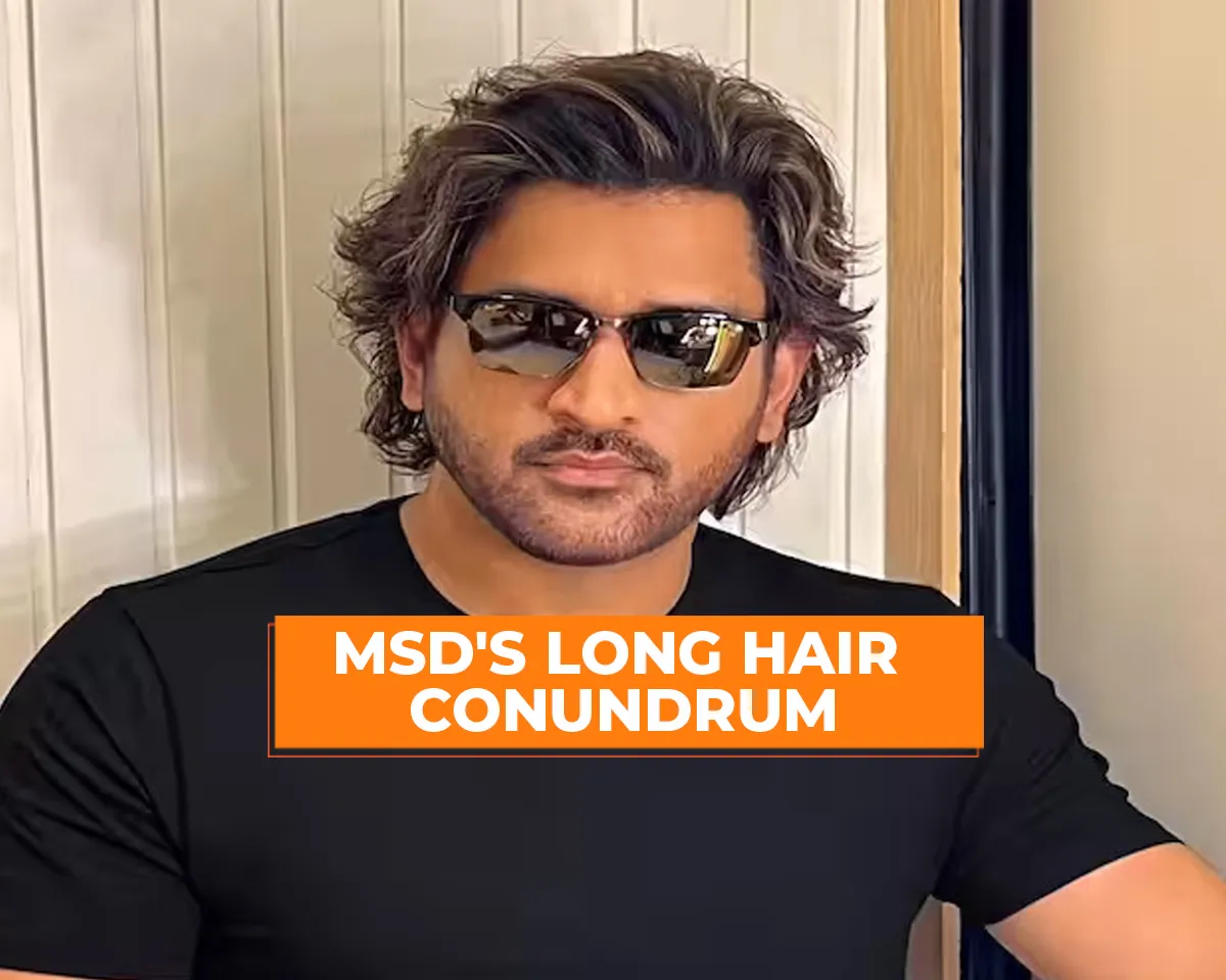 Dhoni's latest look