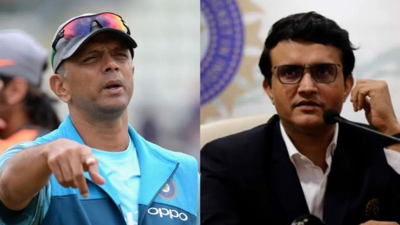 Rahul Dravid and Sourav Ganguly