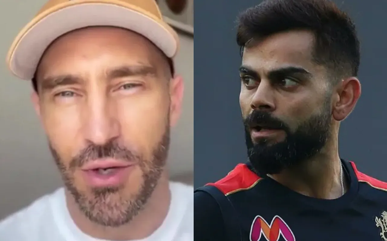 Virat Kohli and Faf du Plessis