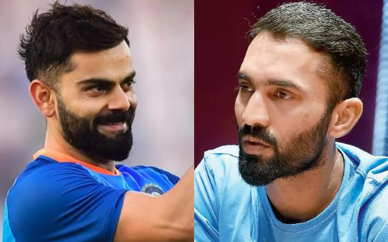 Virat Kohli and Dinesh Karthik