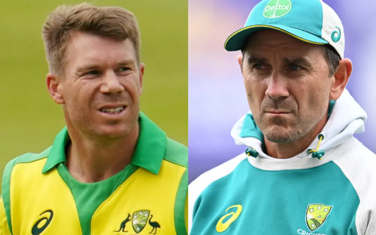 David Warner and Justin Langer