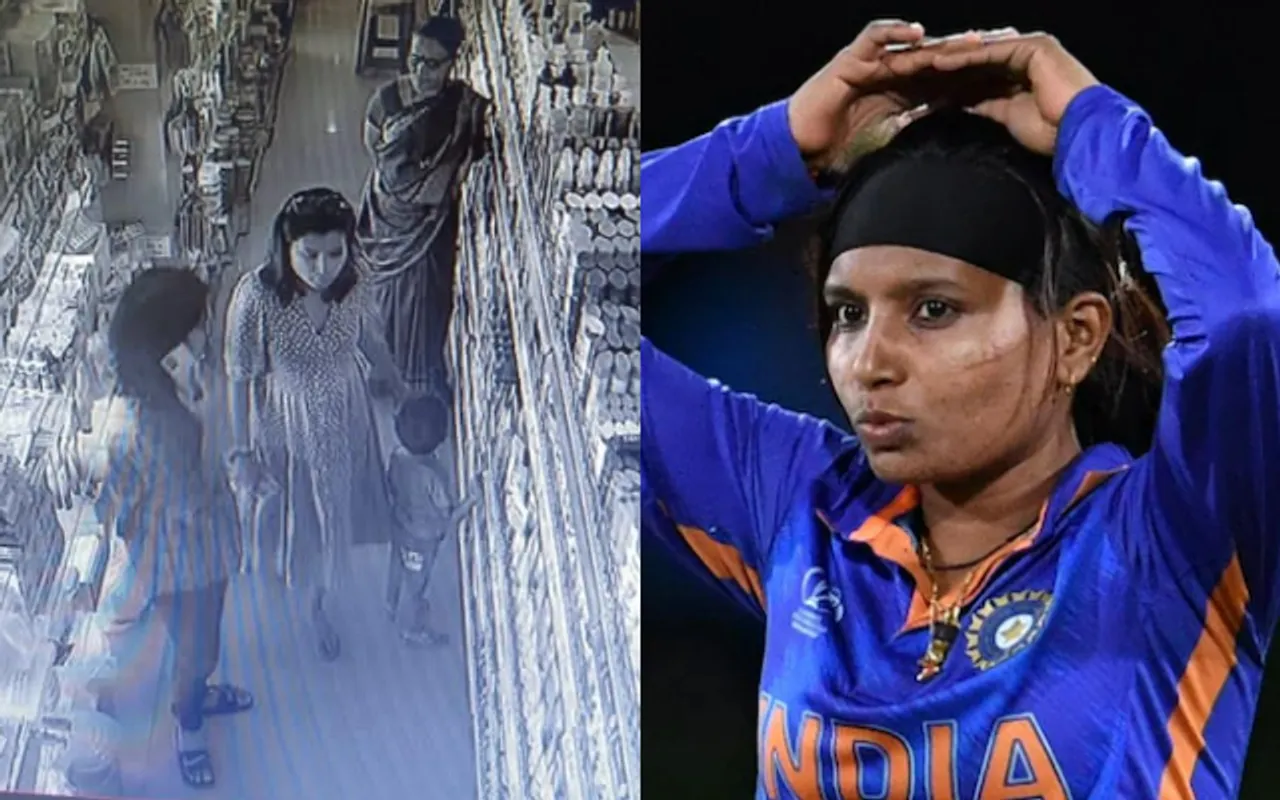 Indian bowler Rajeshwari Gayakwad gets engaged in an altercation in Supermarket, pic goes viral