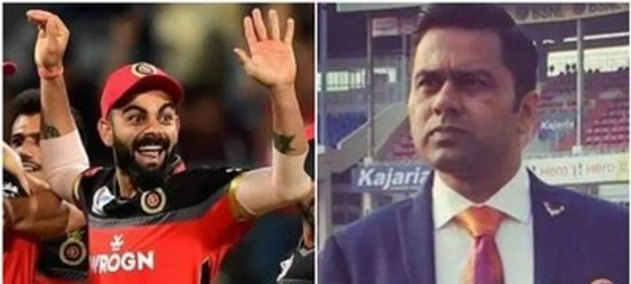 Aakash Chopra and Virat Kohli