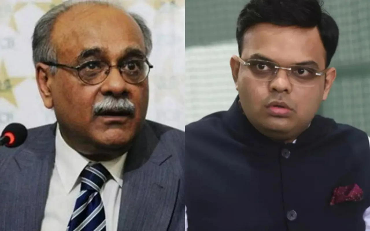 Najam Sethi and Jay Shah