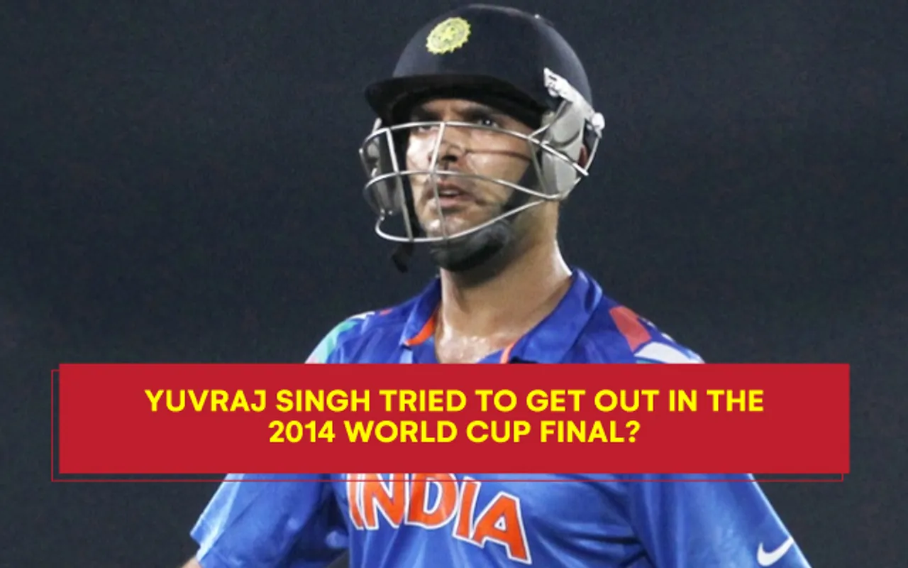 'I tried to get out in the 2014 World Cup final', reveals Yuvraj Singh