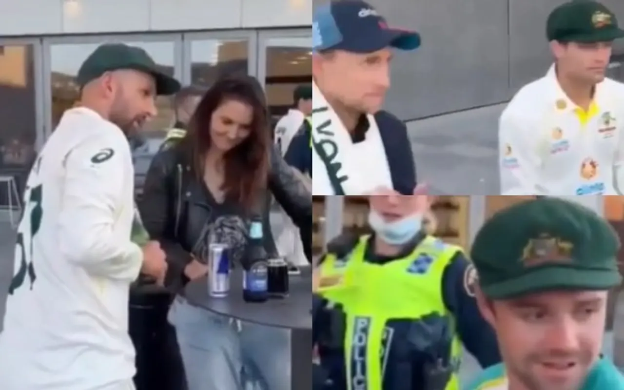 Watch: Police spoils Ashes celebration, kicks out players from bar in Hobart