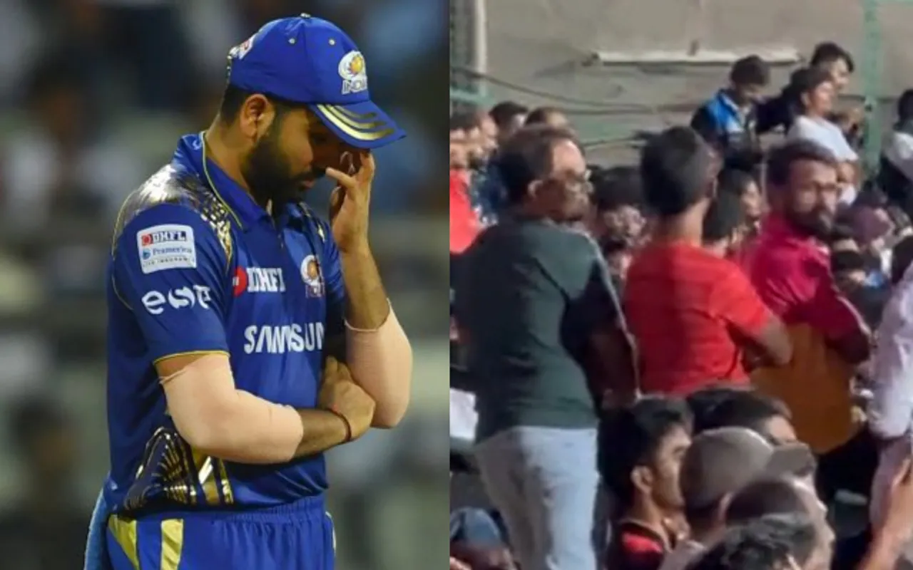 'Laanat hai aise fans pe' - Bangalore fans slammed for mocking Rohit Sharma with 'Vadapav' chants in Indian T20 League 2023