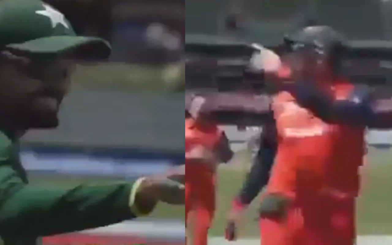 Netherlands player's heartwarming chat with Babar Azam post South Africa upset